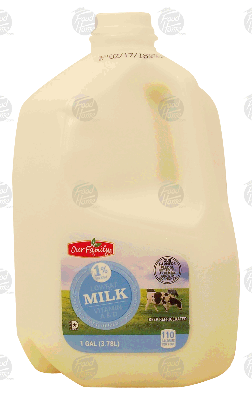 Our Family  milk, 1% lowfat Full-Size Picture